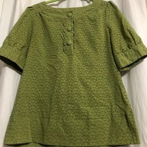 Blouse - Banana Republic - Lime Green W M